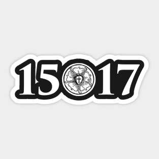 1517 | Lutheran Protestant Reformation Sticker